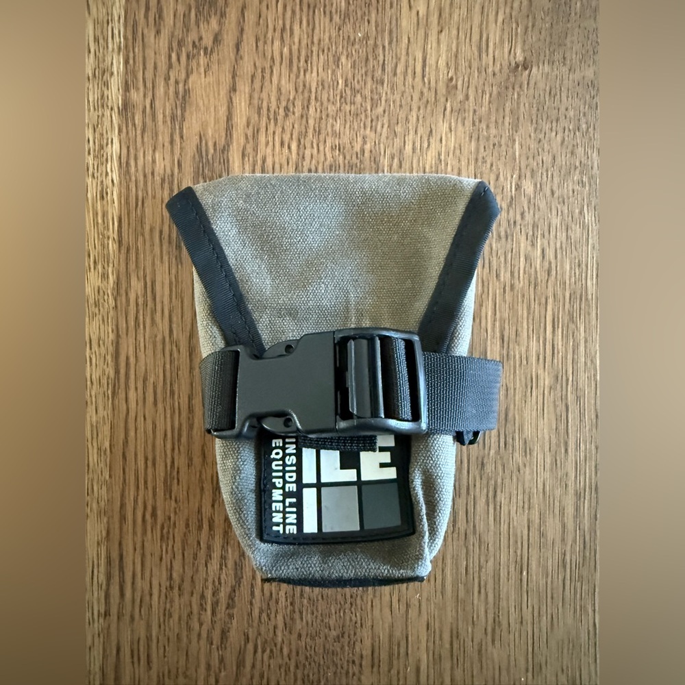 Inside Line Equipment ILE - Waxed Tan Seat Bag Bike Cycling